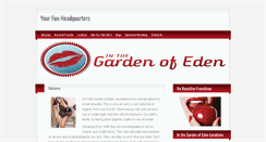 Desktop Screenshot of inthegardenofeden.com